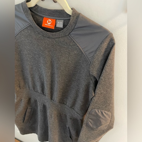 Merrell, women’s medium, dark gray charcoal longsleeve mini active outdoor dress - Picture 5 of 9